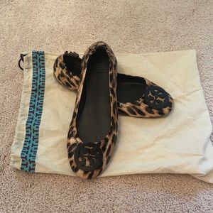 Tory Burch Leopard print ballet flats